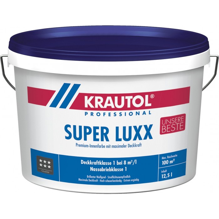 KRAUTOL SUPER LUXX weiß - Premium-Farbe mit maximaler Deckkraft