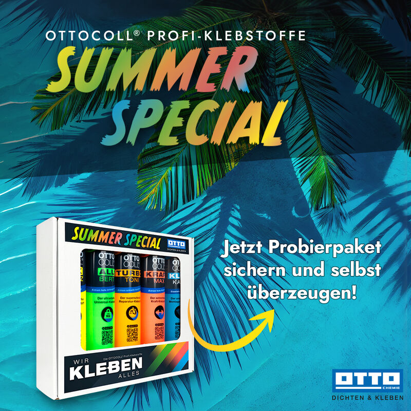 SUMMER SPECIAL - OTTOCOLL Profi Klebstoffe - Fixfritz/Allbert/Turbotoni/Kraftmax/Klarkarl