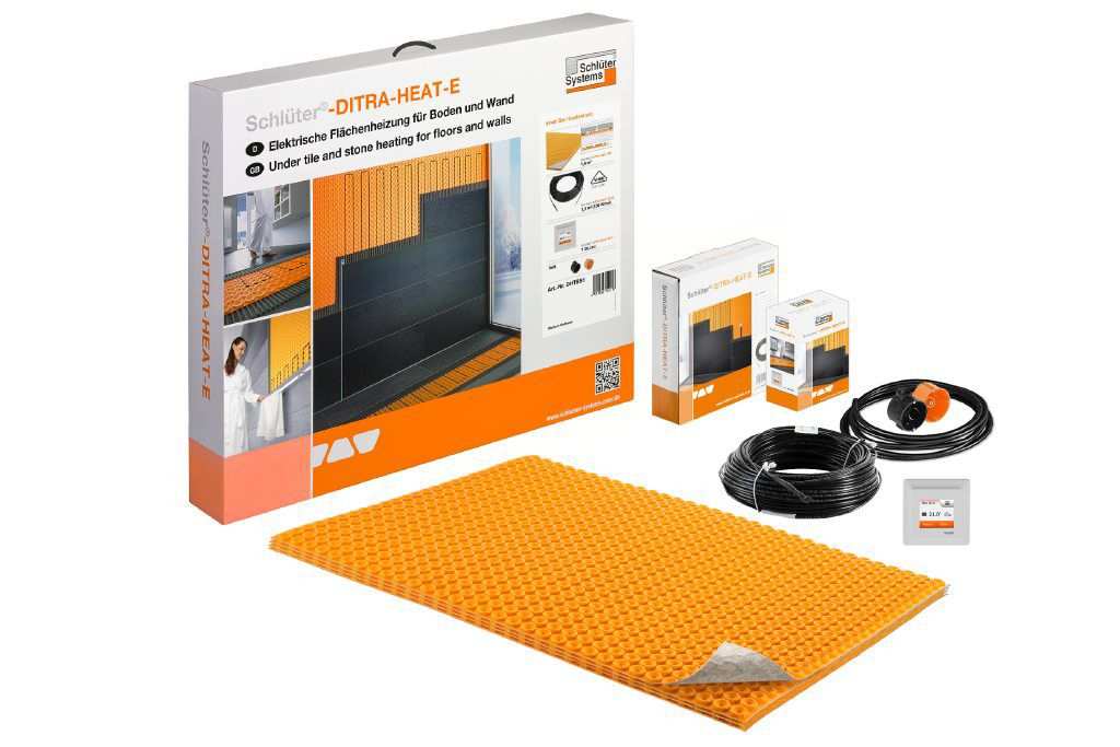 Ditra-Heat-E-neuSHX0M2D6gv5LE Schlüter DITRA-HEAT-E-DUO-S mit WiFi Elektrische Flächenheizung