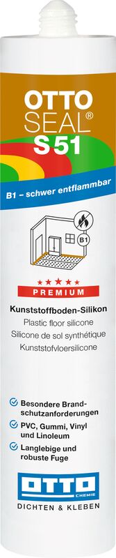 OTTOSEAL S51 - Das Premium-Kunststoffboden-Silikon  OTTOSEAL S51 - Das Premium-Kunststoffboden-Silikon