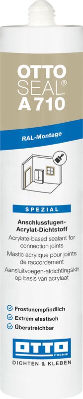 20x OTTOSEAL A710 - Der Acryl-Dichtstoff für die RAL-Montage innen weiß 310ml