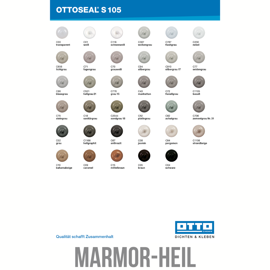 OTTOSEAL S105 Farbkarte klein OTTOSEAL S105 Farbkarte klein
