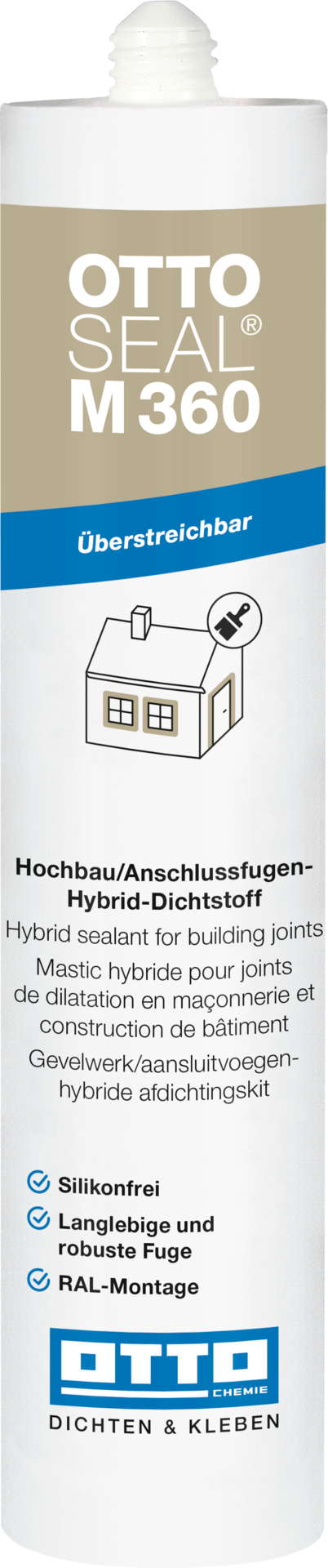 OTTOSEAL M360 - Der Hybrid-Dichtstoff für Hochbau/Anschlussfugen 310ml