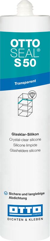 20x OTTOSEAL S50 - Das Glasklar-Silikon 310ml glasklar