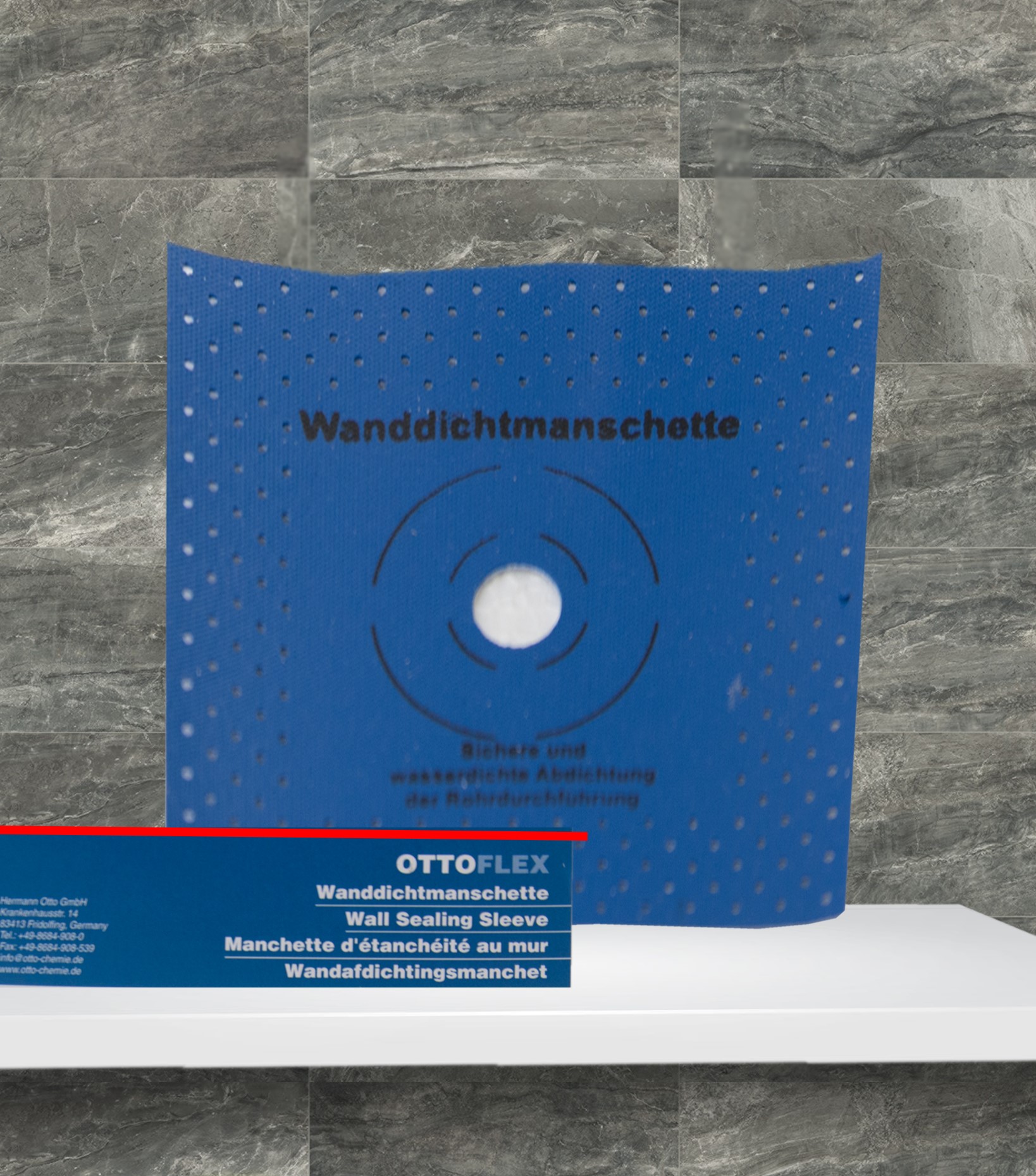 OTTOFLEX Wanddichtmanschette 15x15cm