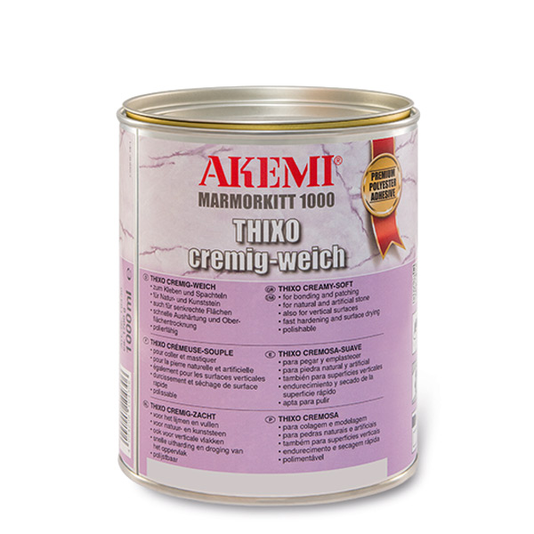 Akemi Marmorkitt 1000 Thixo mit Steinstruktur 1000ml 10430/10431