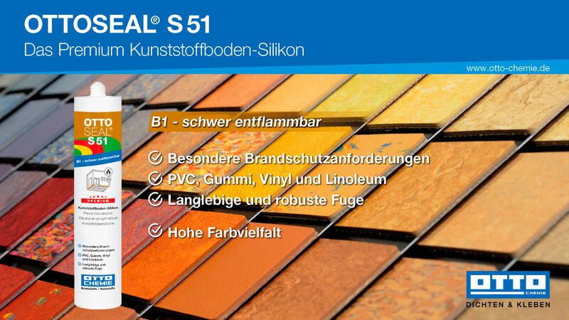 20x OTTOSEAL S51 - Das Premium-Kunststoffboden-Silikon