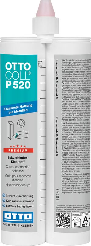 20x OTTOCOLL P520 A+B - Der Premium-Eckverbinder-Klebstoff 310ml