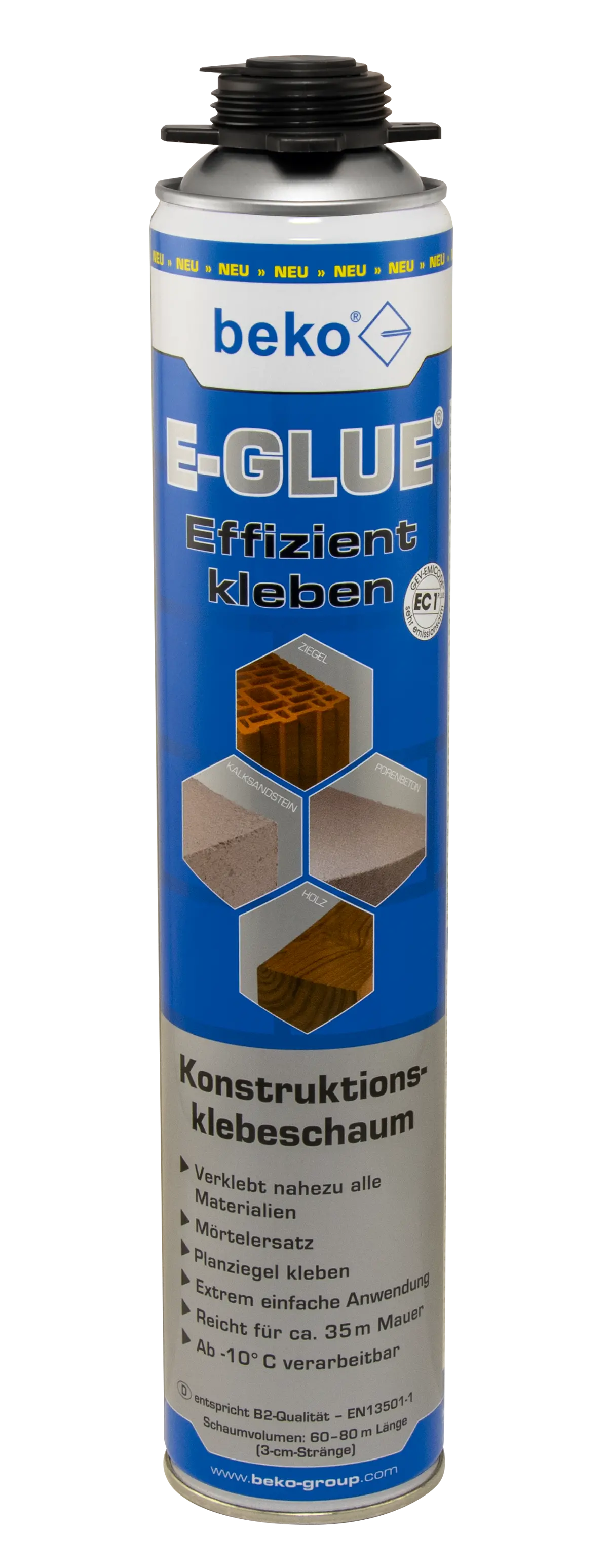 Beko E GLUE Konstruktionsklebeschaum 810ml Dose