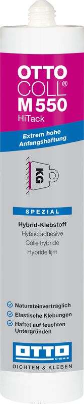 20x OTTOCOLL M550 HiTack - Der Hybrid-Klebstoff mit extrem hoher Anfangshaftung 310ml