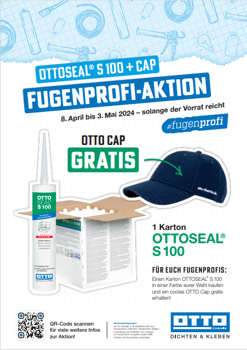 20x OTTOSEAL S100 Das Premium-Sanitär-Silicon + Otto Cap gratis