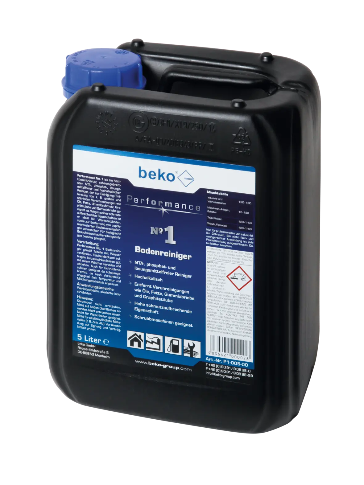 Beko Performance No. 1 Bodenreiniger 5L Kanister