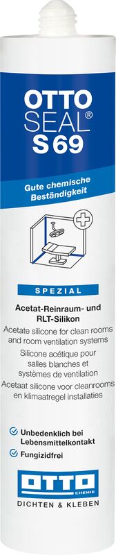 20x OTTOSEAL S69 - Das Reinraum- und RLT-Silikon 310ml