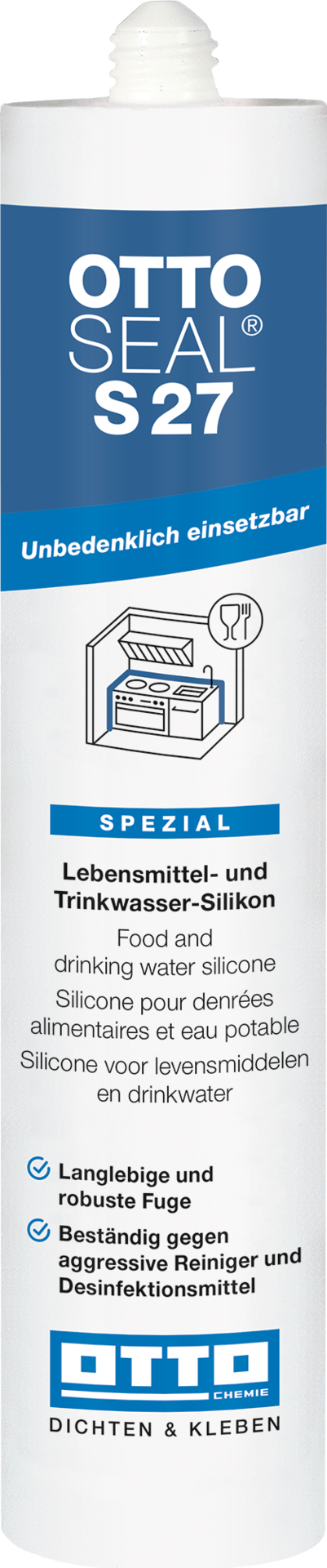 20x OTTOSEAL S27 Das Lebensmittel- und Trinkwasser-Silicon