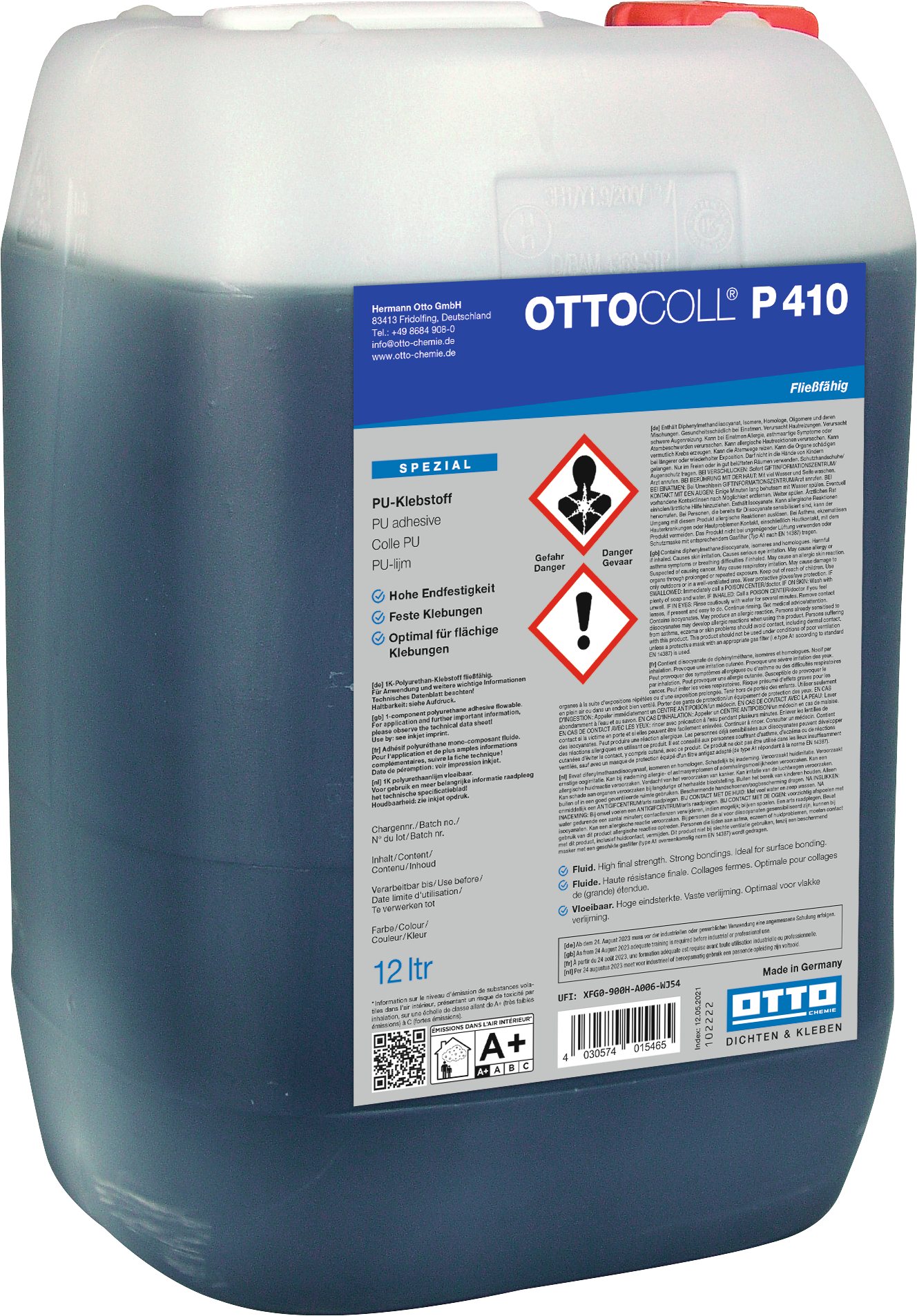 OTTOCOLL P410 - Der fließfähige PU-Klebstoff 12L